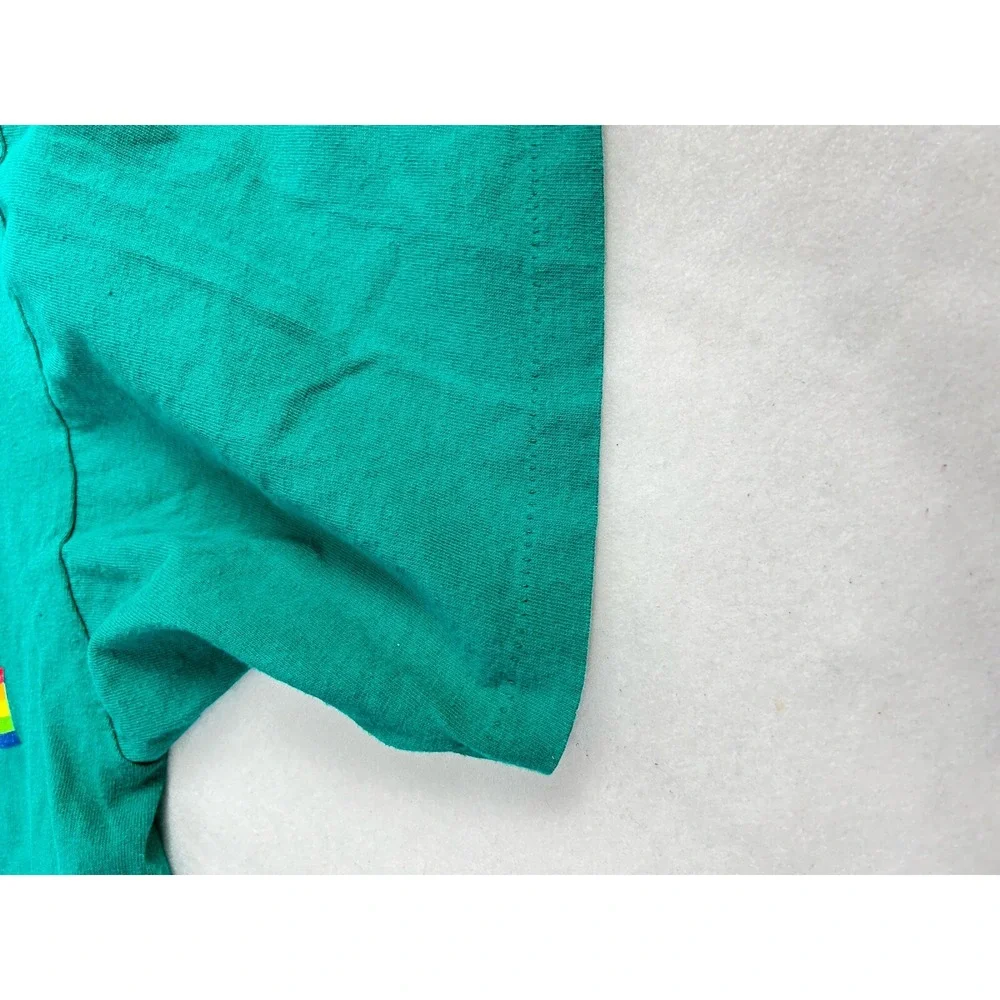 Vintage Surfing Shirt Mens XL Body Glove Rainbow Stripe 80s Tee Graphic USA - Picture 11 of 11